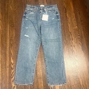 NWT Pistola Charlie High Rise Straight Jeans